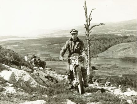 Tommy Robertson on Inshriach in the 1953 SSDT