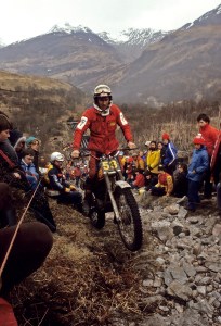 1979 - Scottish Six Days. Rob was 18th on 167 marks. Photo Copyright: Eric Kitchen.