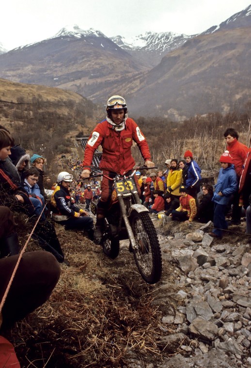 1979 - Scottish Six Days. Rob was 18th on 167 marks. Photo Copyright: Eric Kitchen.