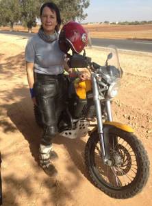 Georgina and her BMW