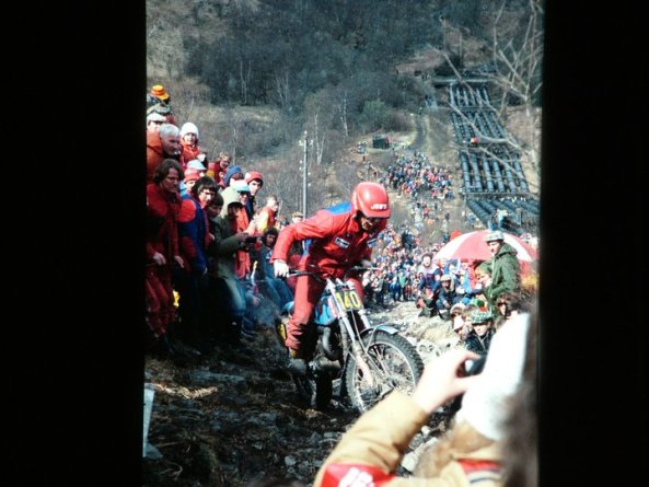 Scottish Six days 1981 - Manuel Soler on Pipeline - © - Jimmy Young, Armadale.