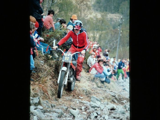 Miquel Cirera (348 Montesa) on Pipleine in the 1978 Scottish Six Days - © – Jimmy Young, Armadale.