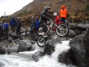 Alan's son James Lampkin seen here at Inversanda in the 2006 SSDT. Photo copyright ~ Iain Lawrie, Kinlochleven.