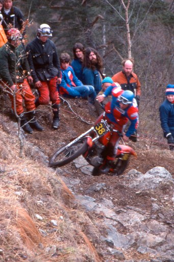 Rob Shepherd (300 Honda RTL300) on Grey Mare's Ridge in the 1979 Scottish Six Days - © - Iain Lawrie, Kinlochleven.