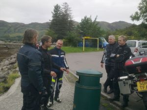 Riding with the boys