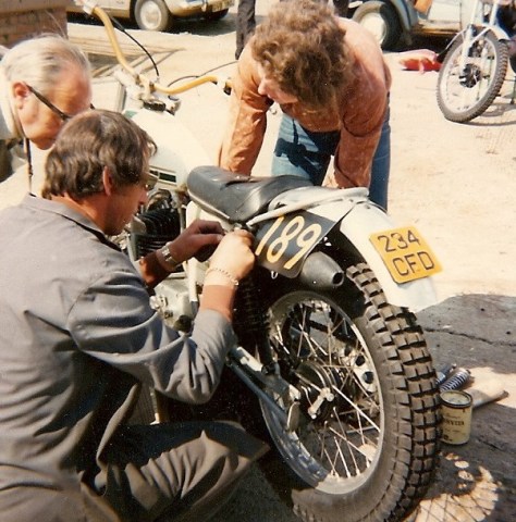 Colin Dommett - Running repairs on the Ossa - SSDT