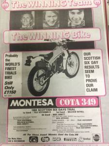 1980 SSDT - Montesa advert