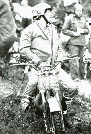 Bernie Schreiber waits his turn at Achlain during the SSDT 1980 - Photo: John Honeyman, Markinch, Fife