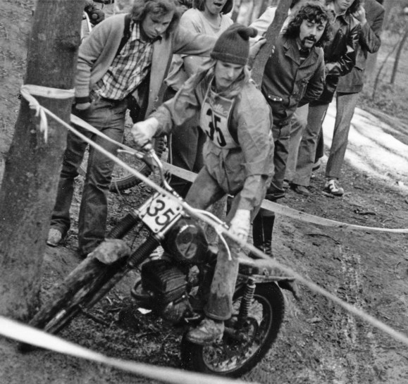 Martin Niebuhr - 50cc Zundapp - German Championship round at Mauer in 1974 - Photo: Rainer Heise Archive.