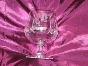 The 1986 Edinburgh Crystal cut glass commemorative goblet, for the 75th anniversary of the Scottish - Photo: John Moffat