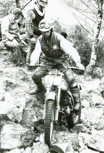 1980 - John Lampkin's first Scottish on the 250cc Colin Appleyard Bultaco.