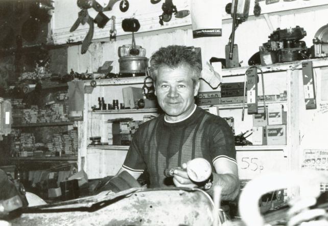 Willie Pitblado in his Dunfermline shop - Photo copyright: John Honeyman, Markinch, Fife 