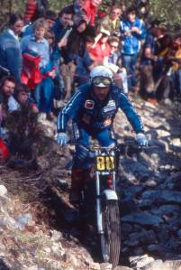 Yrjo Vesterinen (Montesa 349) on Cnoc a Linnhe - Photo Copyright: Iain Lawrie, Kinlochleven