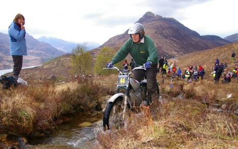 Mike Ransom on Am Bodach in the 2008 Pre'65 Scottish Trial - Photo Copyright: Iain Lawrie, Kinlochleven.