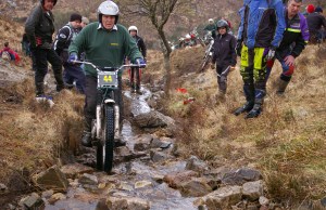 Mike Ransom on Mamore in the 2008 Pre'65 Scottish Trial - Photo: Iain Lawrie, Kinlochleven.