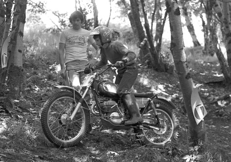 A youngster at a Brian Higgins training school.