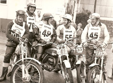 IP 1      53 Mike Rapley, 76 John Burnett, 49 Martin Lampkin, 55 Pete Thompson, 45 Ivan Pridham -  1976 British Round of the  World Championship