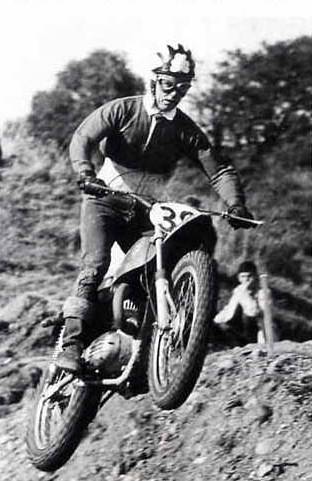 Tommy Robb in 1967 on Bultaco Scrambler