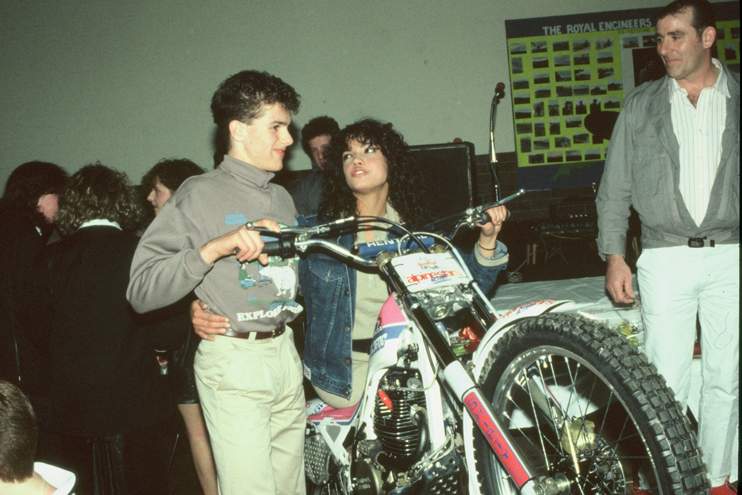 With Jenny Powell of the TV - credit Dennis Fowler (2)