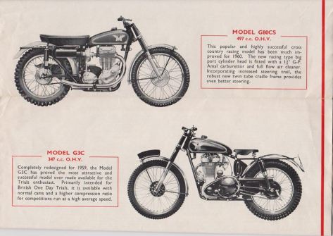 Ajs - Matchless 1960 publicity
