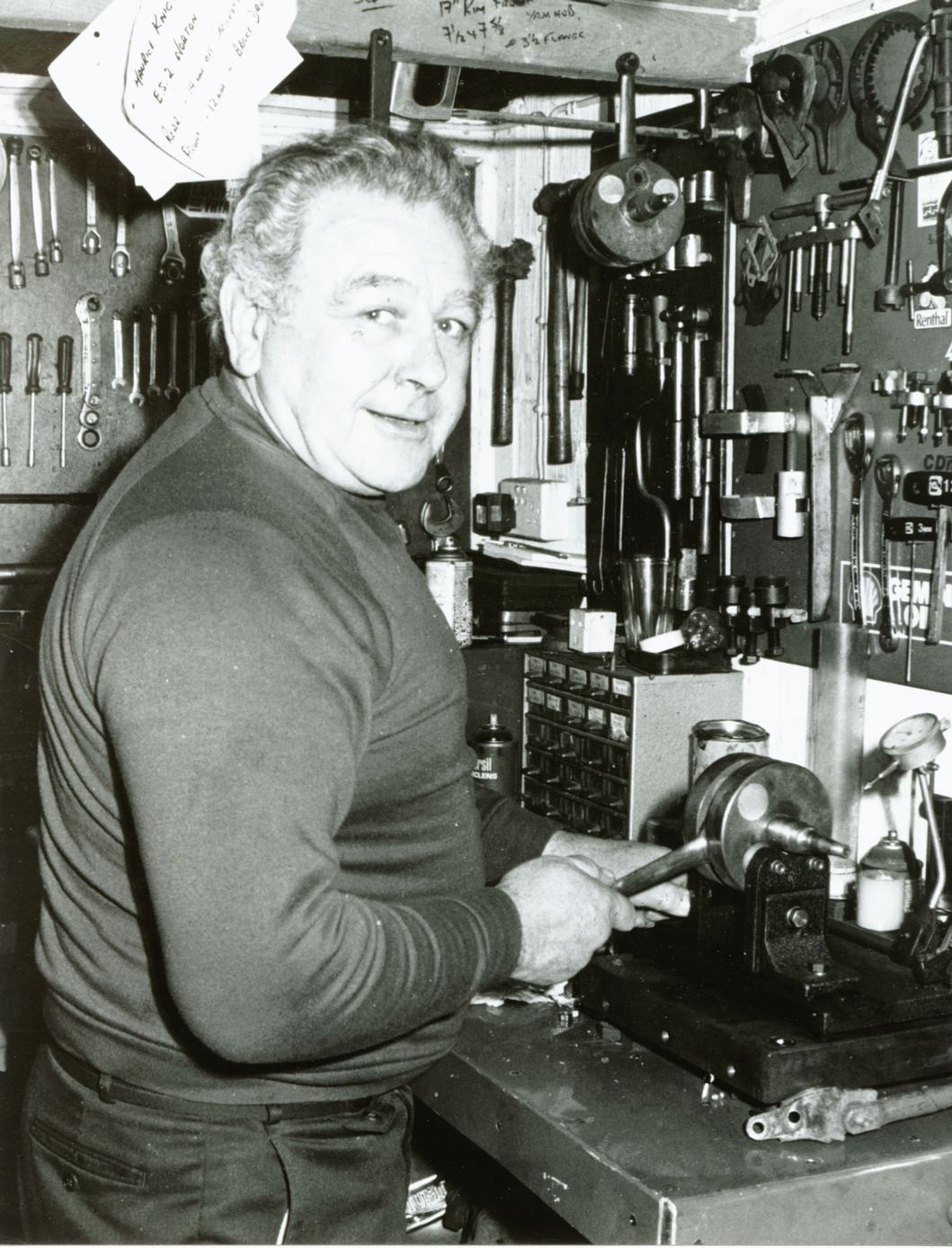 Jock Wilson - Workshop - Tolworth - Photo - Mike Rapley