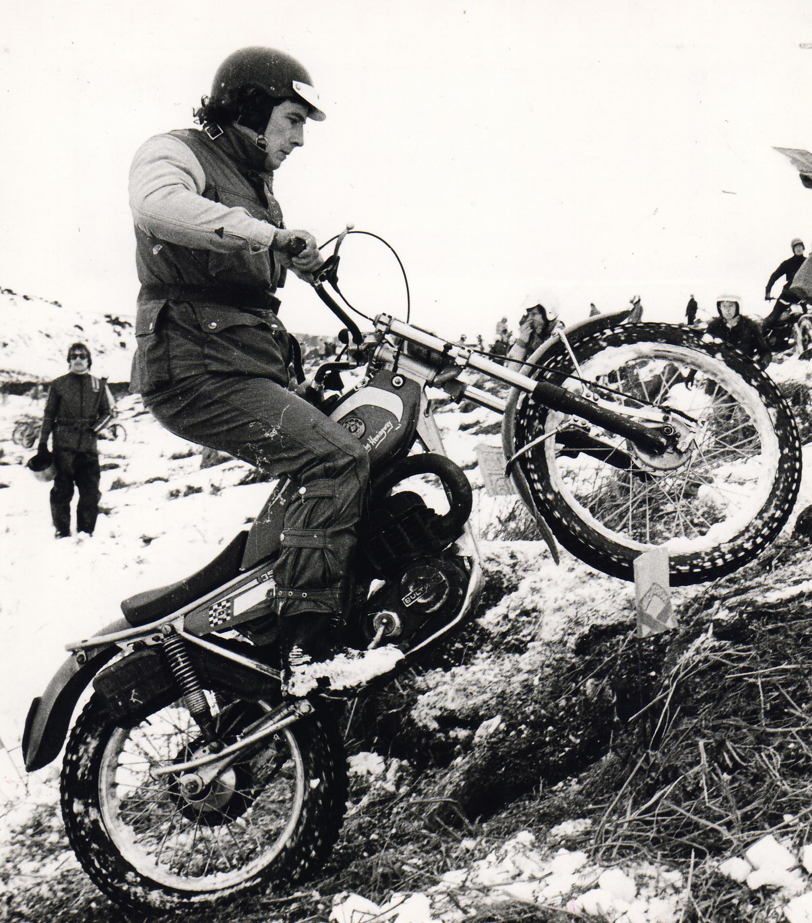 27yorkshire man john hemingway on his 350 bultaco