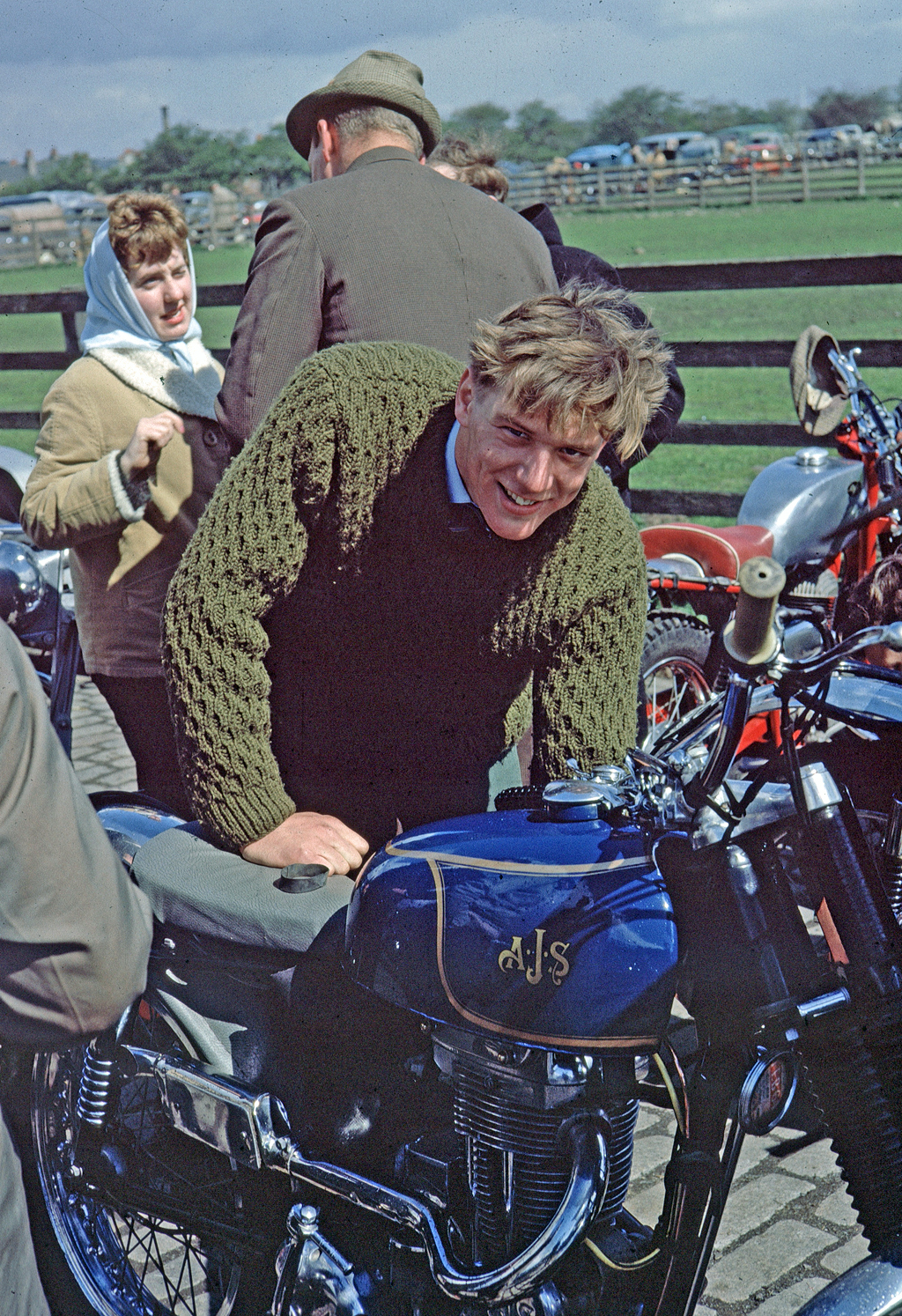 Don Morley Pic. Mick Andrews AJS 1963 SSDT Finished 2nd