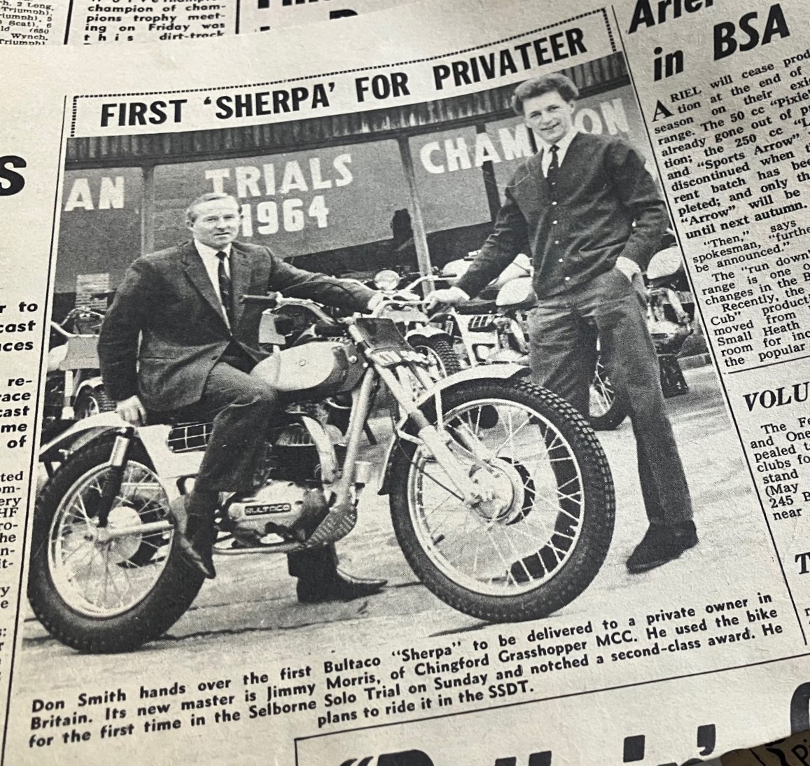 May 1 1965 - first M10 in UK - 1